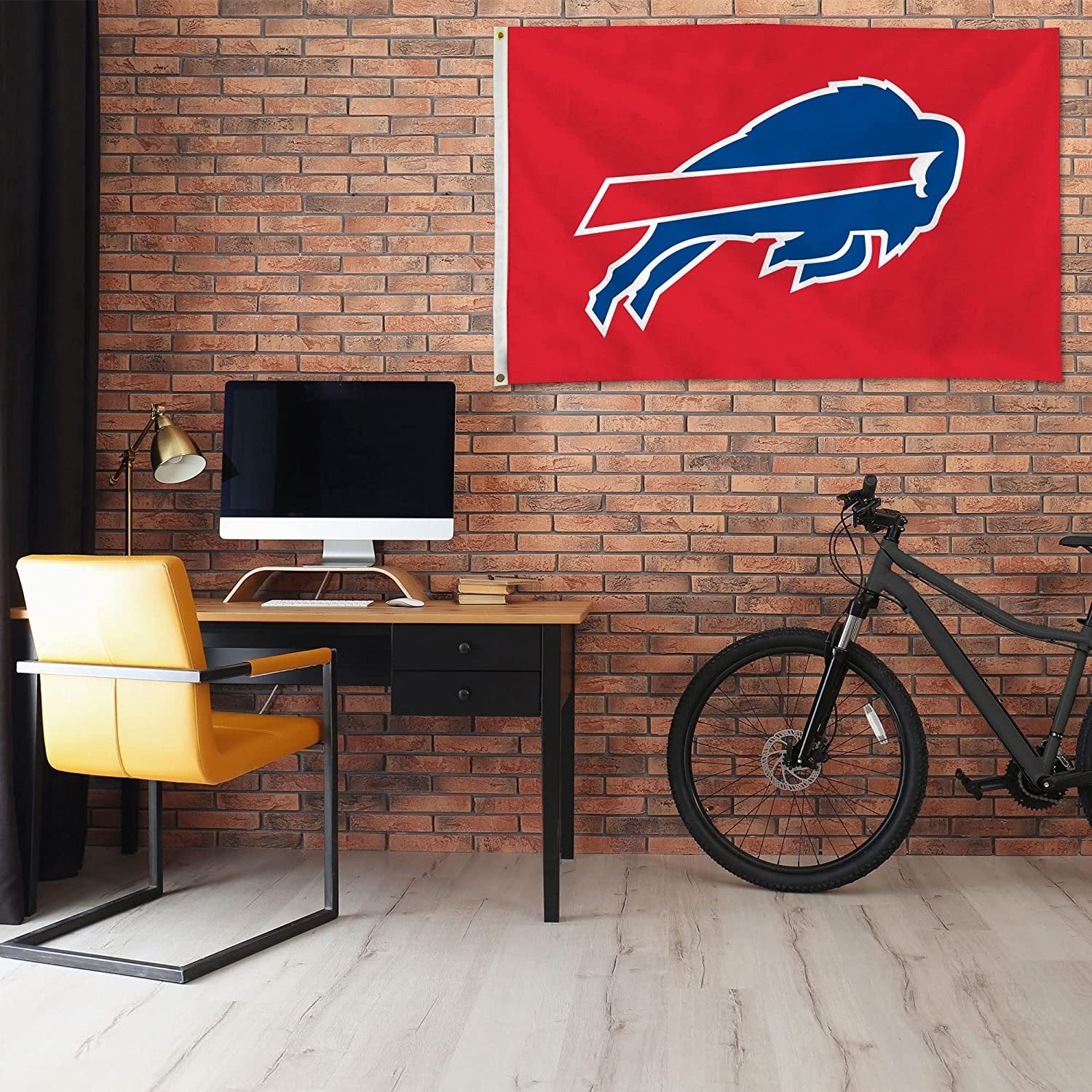 Buffalo Bills Premium 3x5 Foot Flag Banner, Metal Grommets, Indoor Outdoor, Single Sided