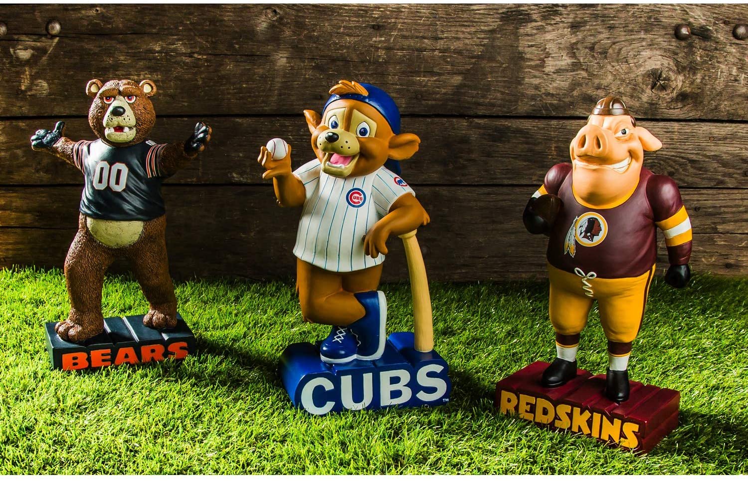 Chicago Cubs 12 Inch Outdoor Garden Statue Mascot Design Polystone Hand Painted