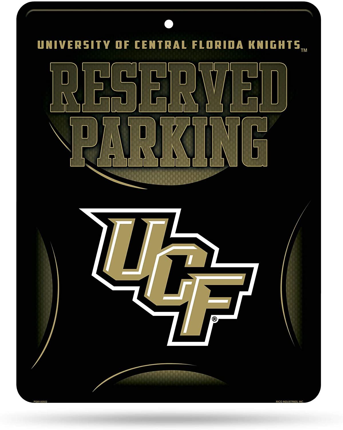 UCF Knights Metal Parking Sign University of
