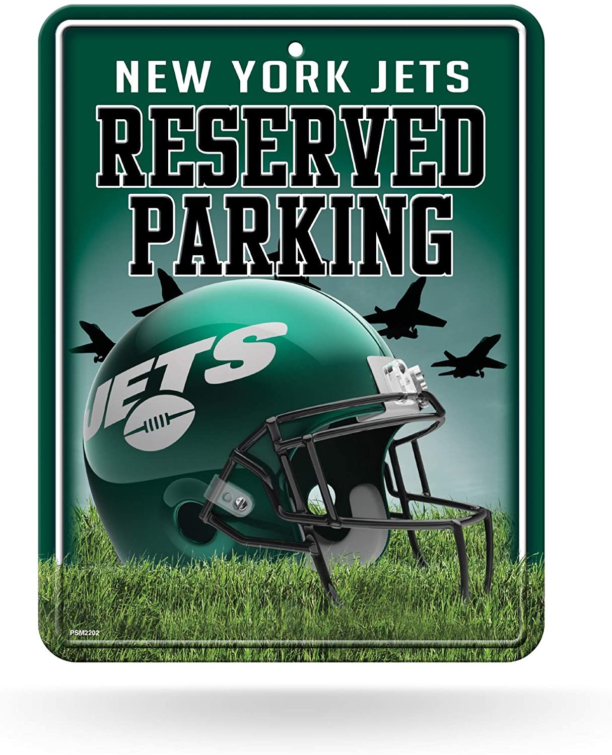 New York Jets Metal Parking Novelty Wall Sign 8.5 x 11 Inch