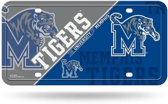 University of Memphis Tigers Metal Auto Tag License Plate 6x12 Inch