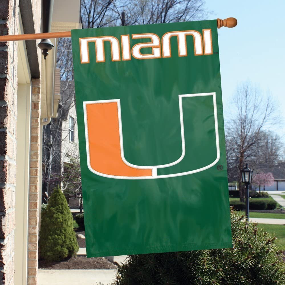 Miami Hurricanes 28"x44" House Flag Banner