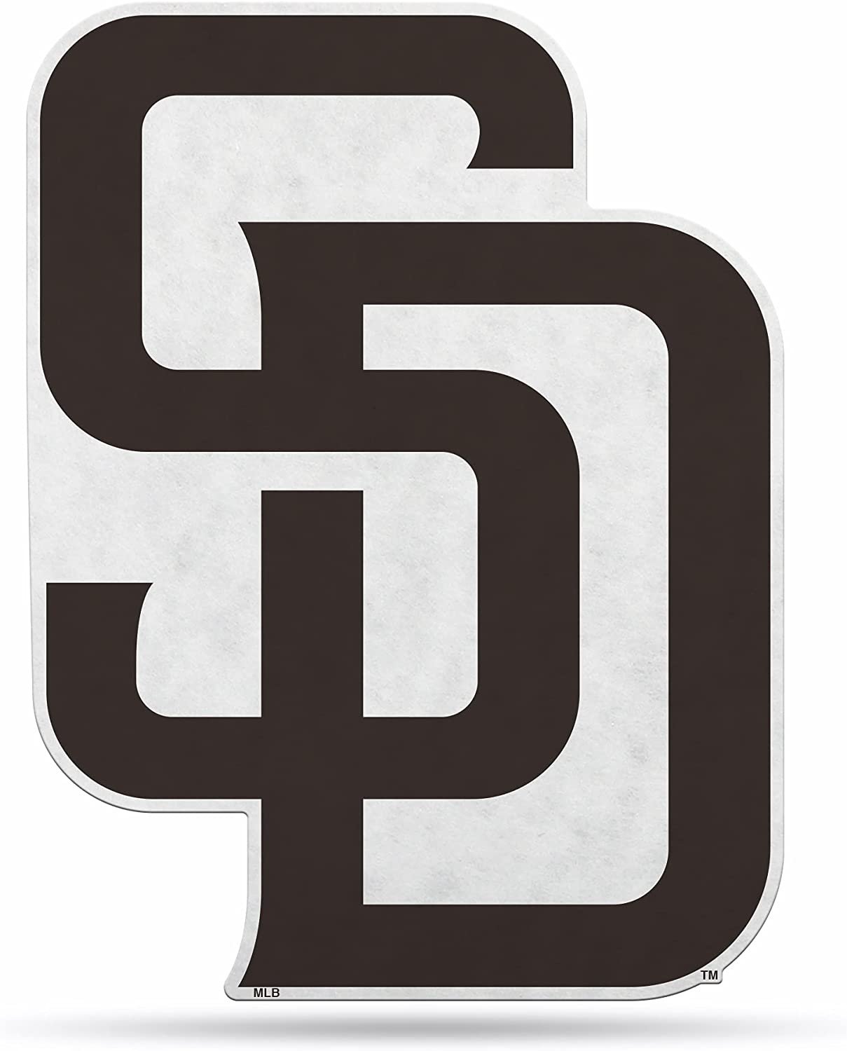 San Diego Padres Soft Felt Pennant, Primary Design, Shape Cut, 18 Inch, Easy To Hang