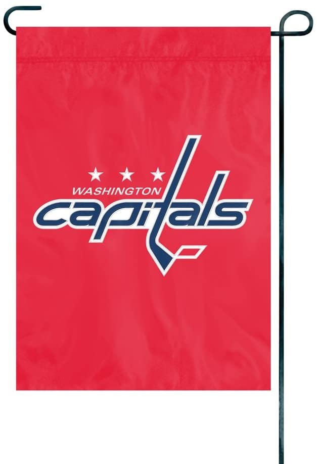 Washington Capitals Premium Garden Flag Banner Applique Embroidered 12.5x18 Inch