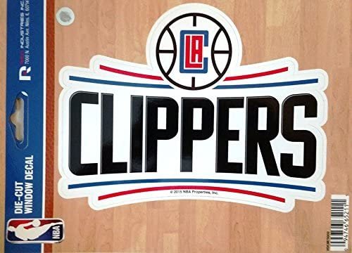 Los Angeles Clippers NEW DESIGN 5" Flat Vinyl Die Cut Decal Sticker Basketball