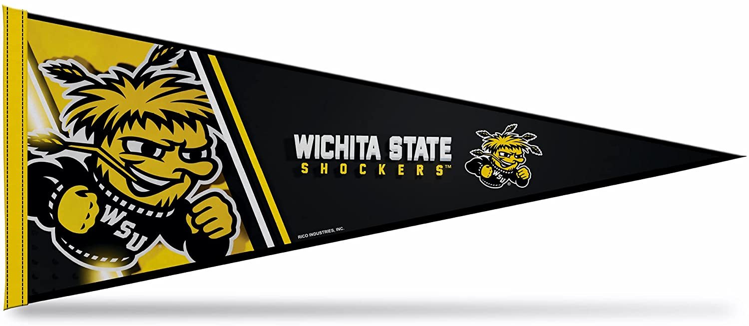 Wichita State University Shockers Primary 12" x 30" Soft Felt Pennant