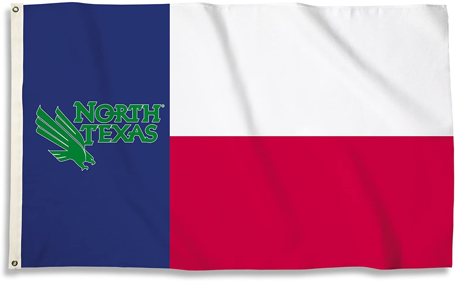 North Texas Mean Green 3' x 5' Flag with Grommets University of