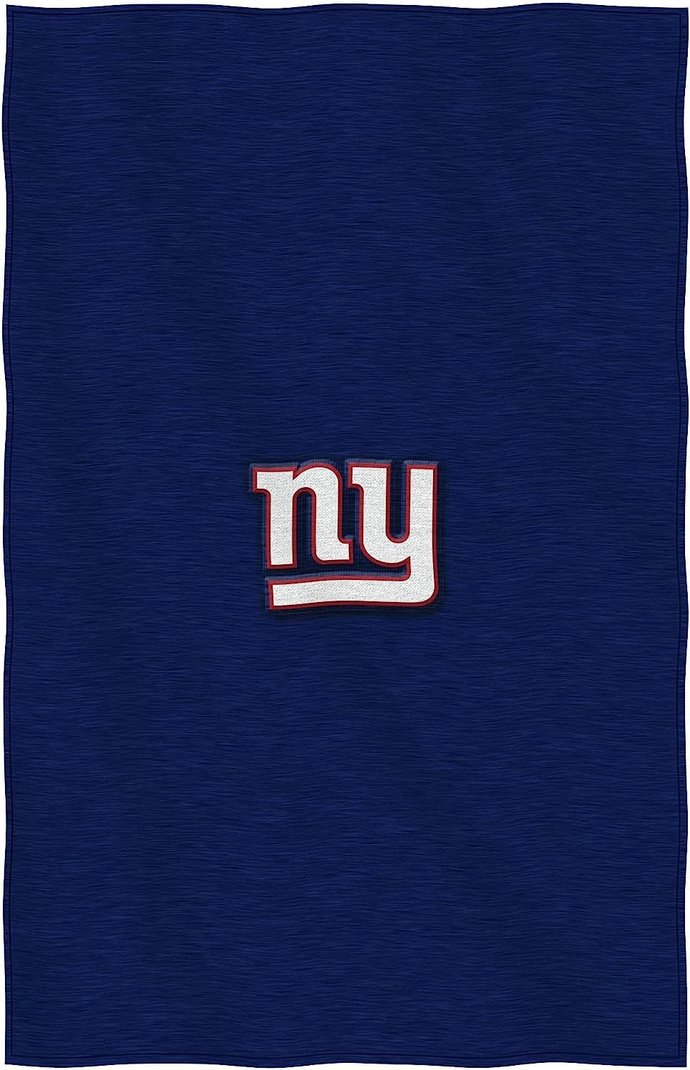 New York Giants Throw Blanket, Sweatshirt Design, Embroidered Logo, Dominate Style, 54x84 Inch