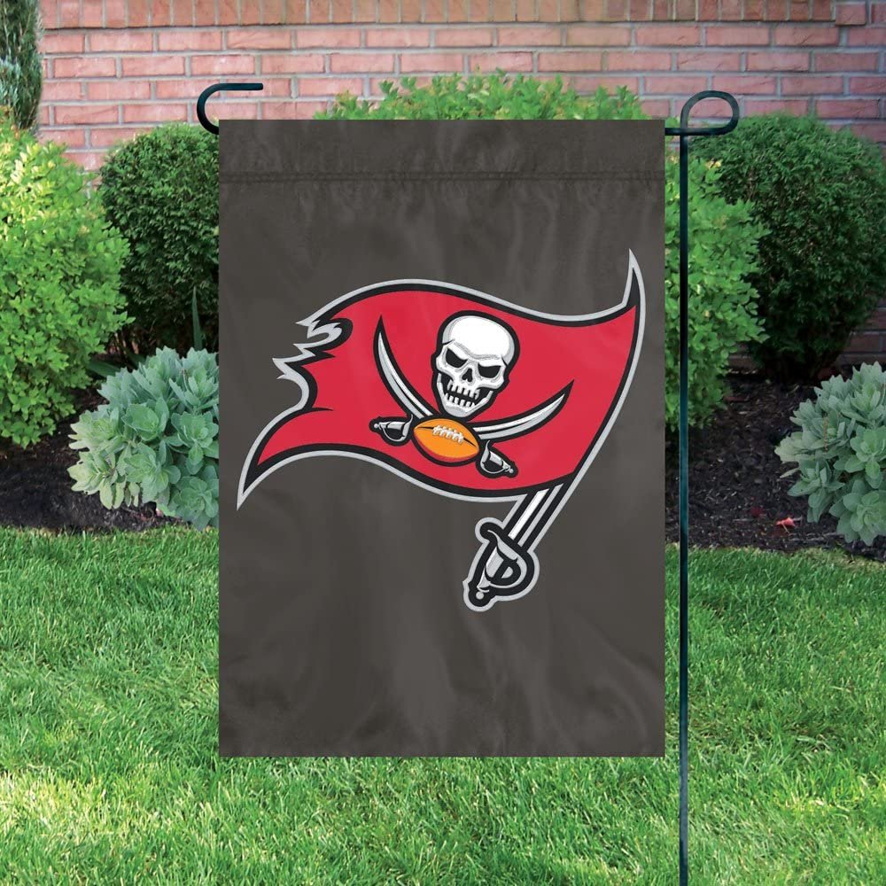 Tampa Bay Buccaneers Premium Garden Flag Banner Applique Embroidered 12.5x18 Inch