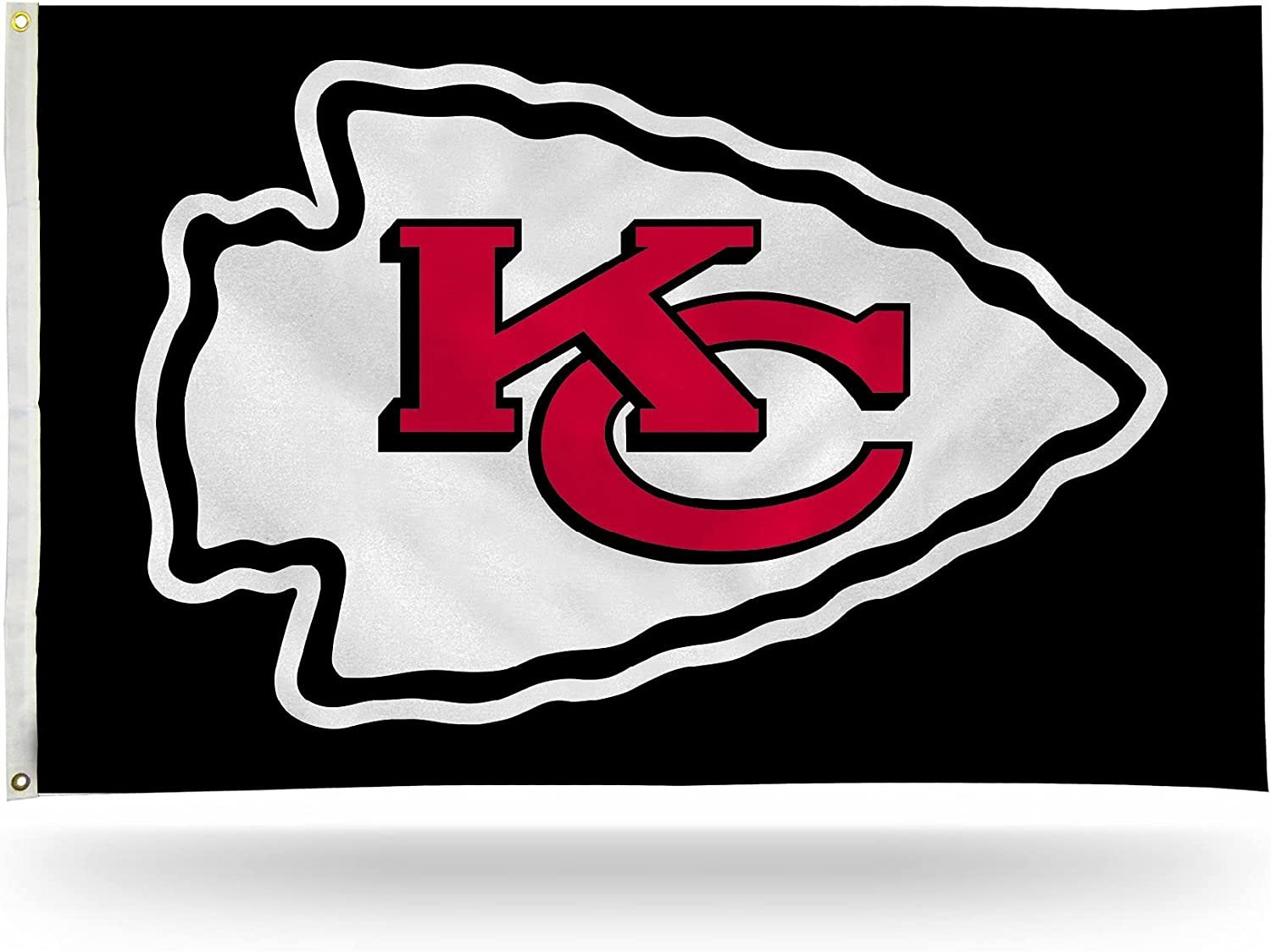 Kansas City Chiefs Premium 3x5 Flag Banner Black Design Metal Grommets Outdoor Indoor