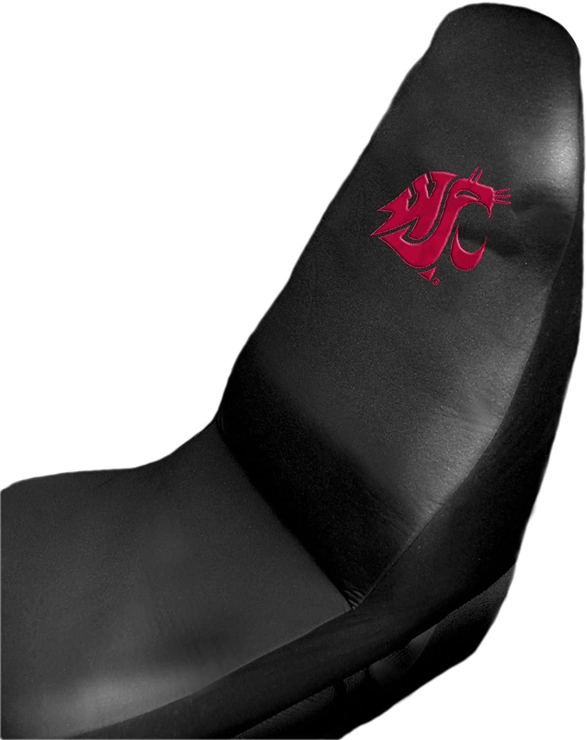 Washington State Cougars Bucket Auto Seat Cover 51x21 Inch Elastic