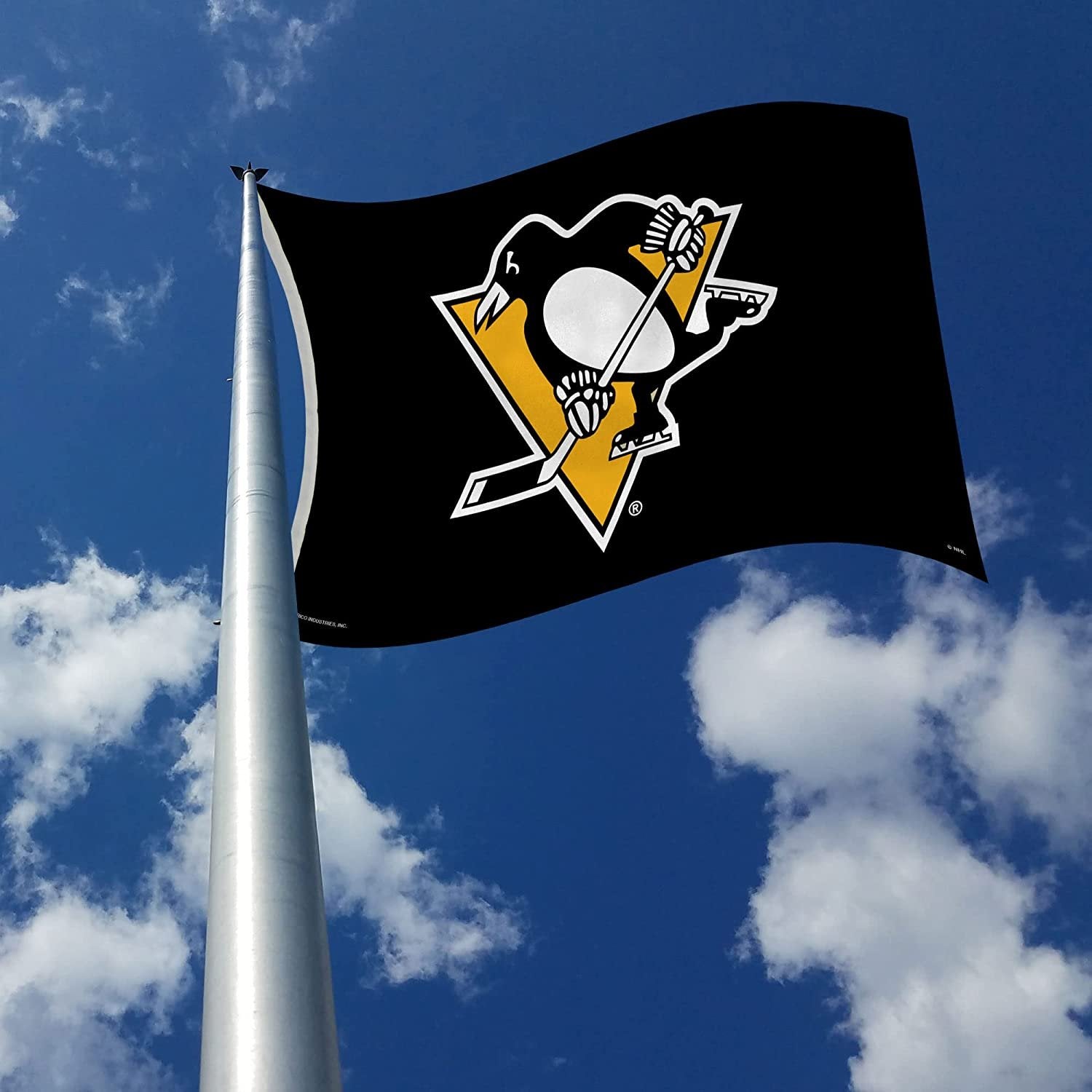 Pittsburgh Penguins 3x5 Feet Premium Flag Banner with Metal Grommets Outdoor