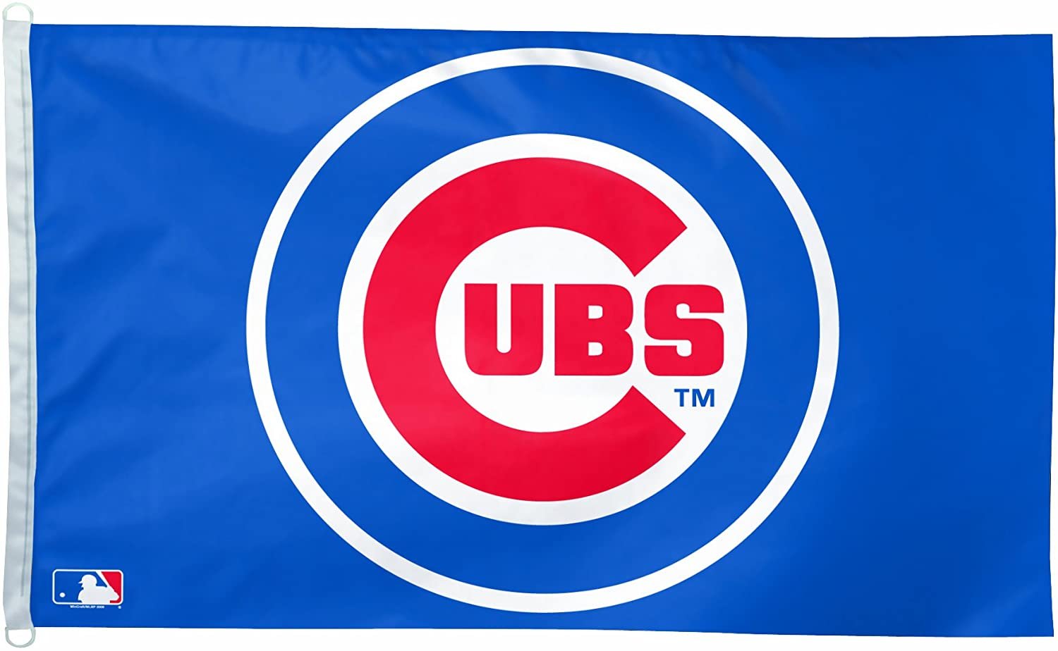 Chicago Cubs Premium 3x5 Feet Flag Banner, Metal Grommets, Outdoor or Indoor Use, Single Sided