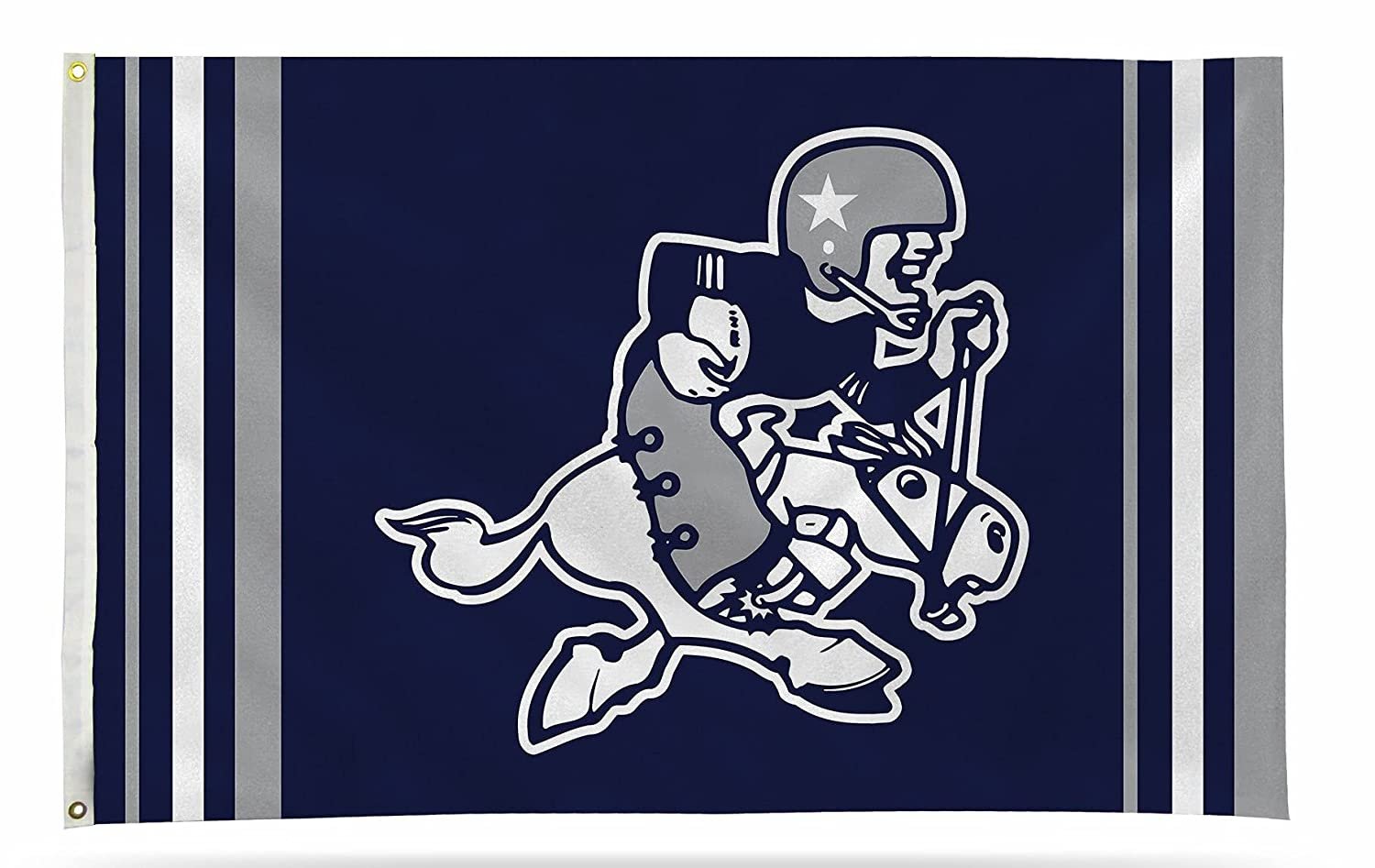 Dallas Cowboys Premium 3x5 Feet Flag Banner, Retro Logo, Metal Grommets, Outdoor Indoor, Single Sided
