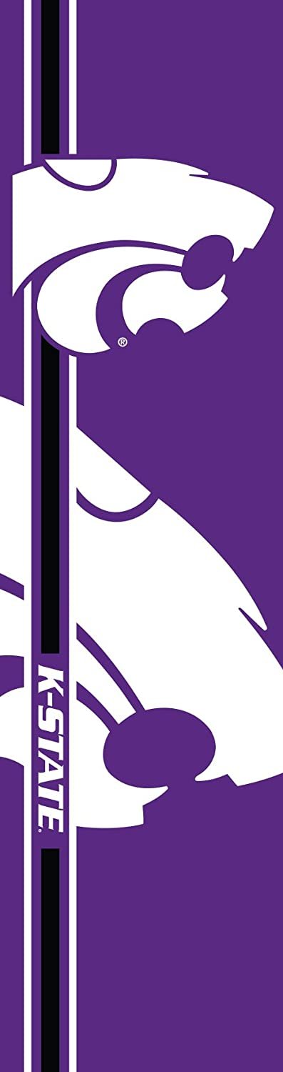 Kansas State University Wildcats Door Banner Flag, 84 x 24 Inch, Elastic Straps on Back, House or Office