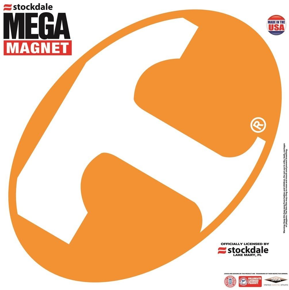 Tennessee Volunteers University of 12 Inch Magnet Mega Logo Design Oval