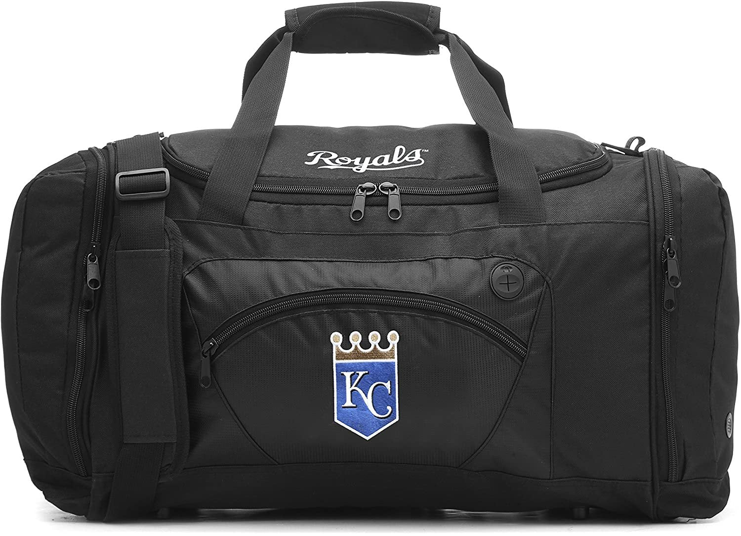 Kansas City Royals Premium Duffel Bag Roadblock Design Embroidered Logo 20 Inch
