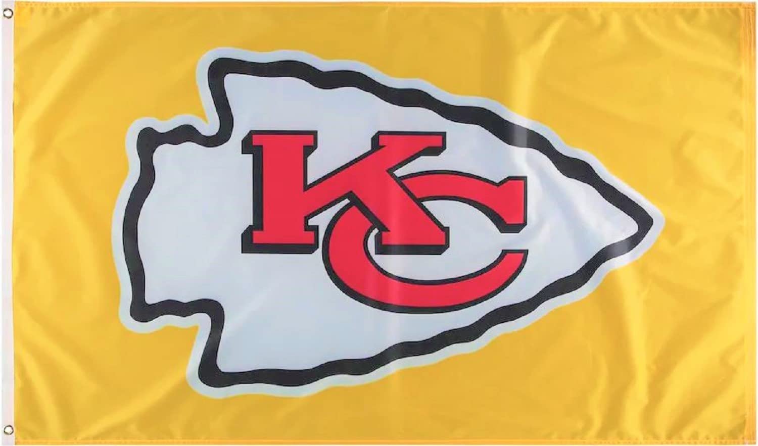 Kansas City Chiefs 3x5 Feet Flag Banner Metal Grommets Indoor Outdoor