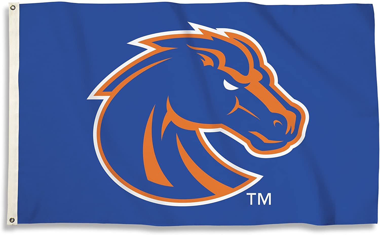 Boise State University Broncos Premium 3x5 Feet Flag Banner, Metal Grommets, Outdoor Indoor Use, Single Sided