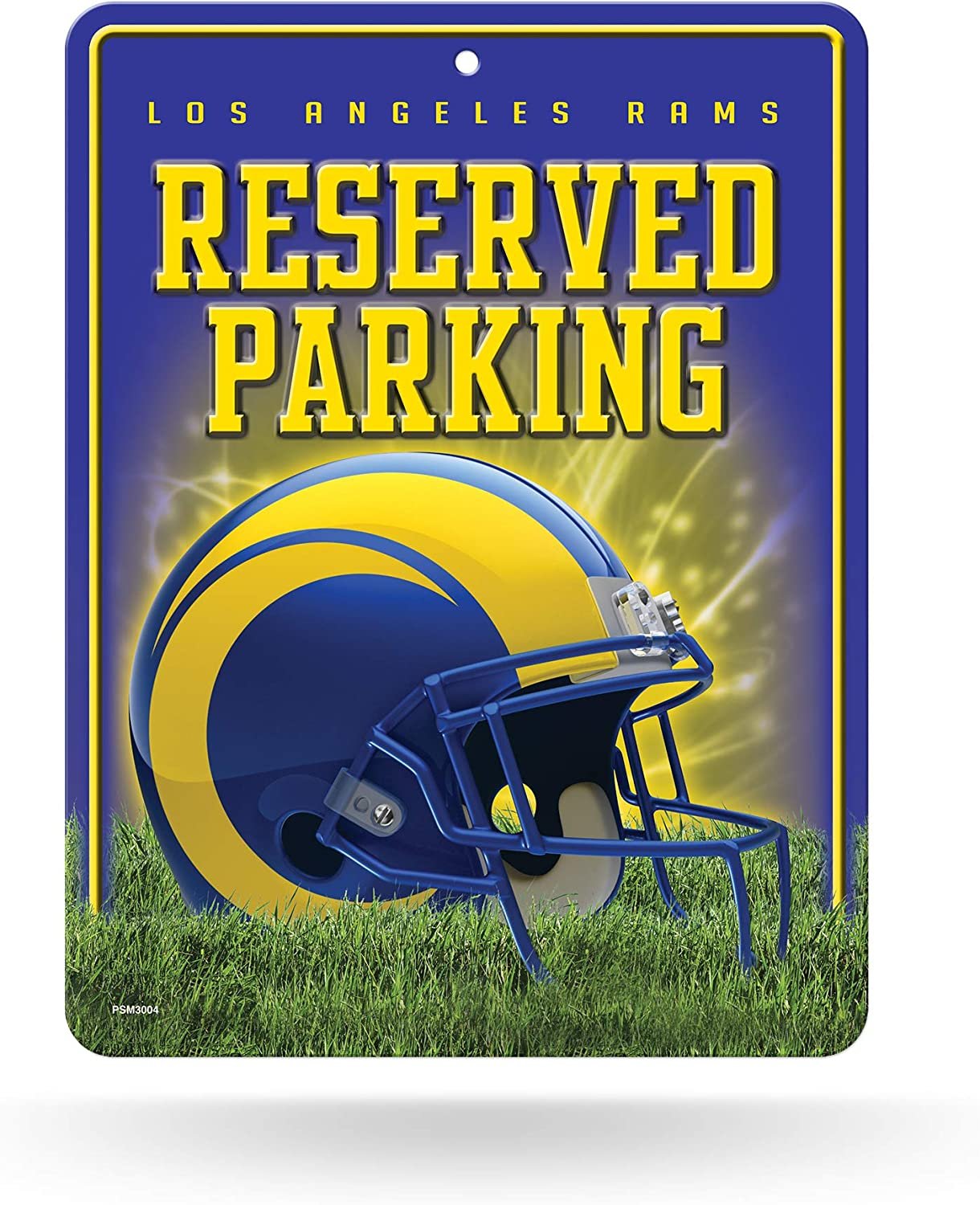 Los Angeles Rams Metal Parking Sign Novelty Wall 8.5 x 11 Inch