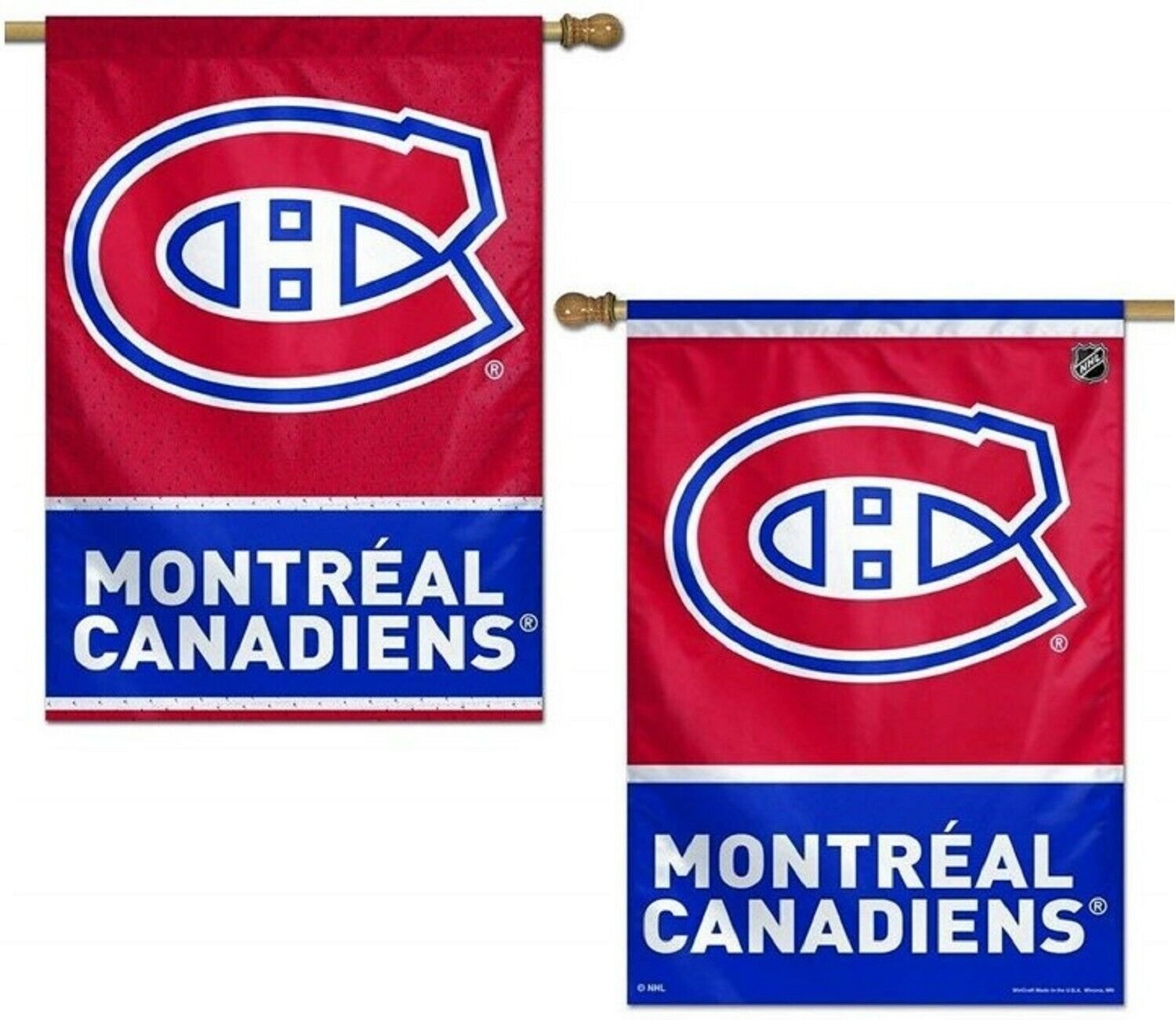 Montreal Canadiens Premium 2-Sided Banner 28x44 Outdoor House Flag Hockey
