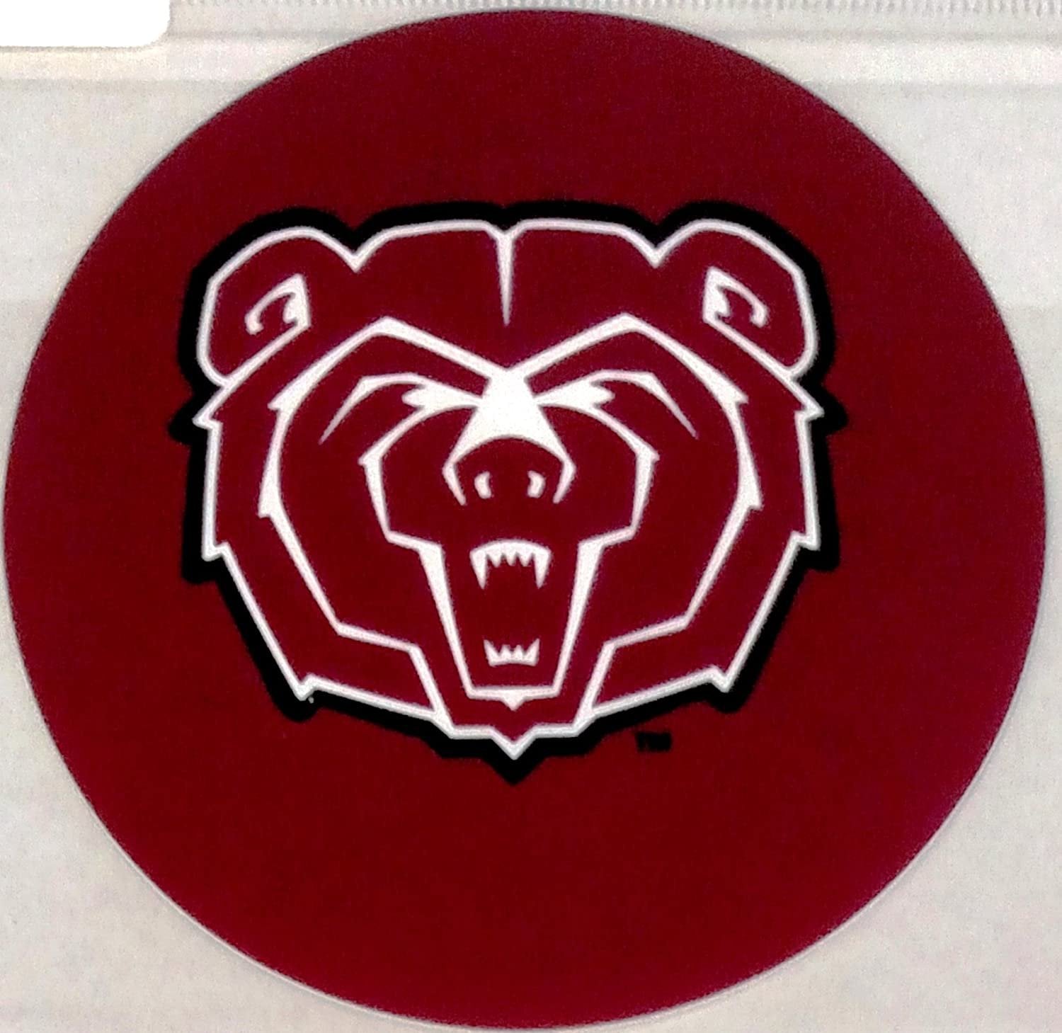 Missouri State Bears MAGNET RR 4" Round Vinyl Auto Home Window Glass University of