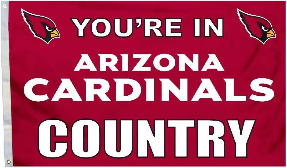 Arizona Cardinals Flag Banner 3x5 Feet Metal Grommets Country Design
