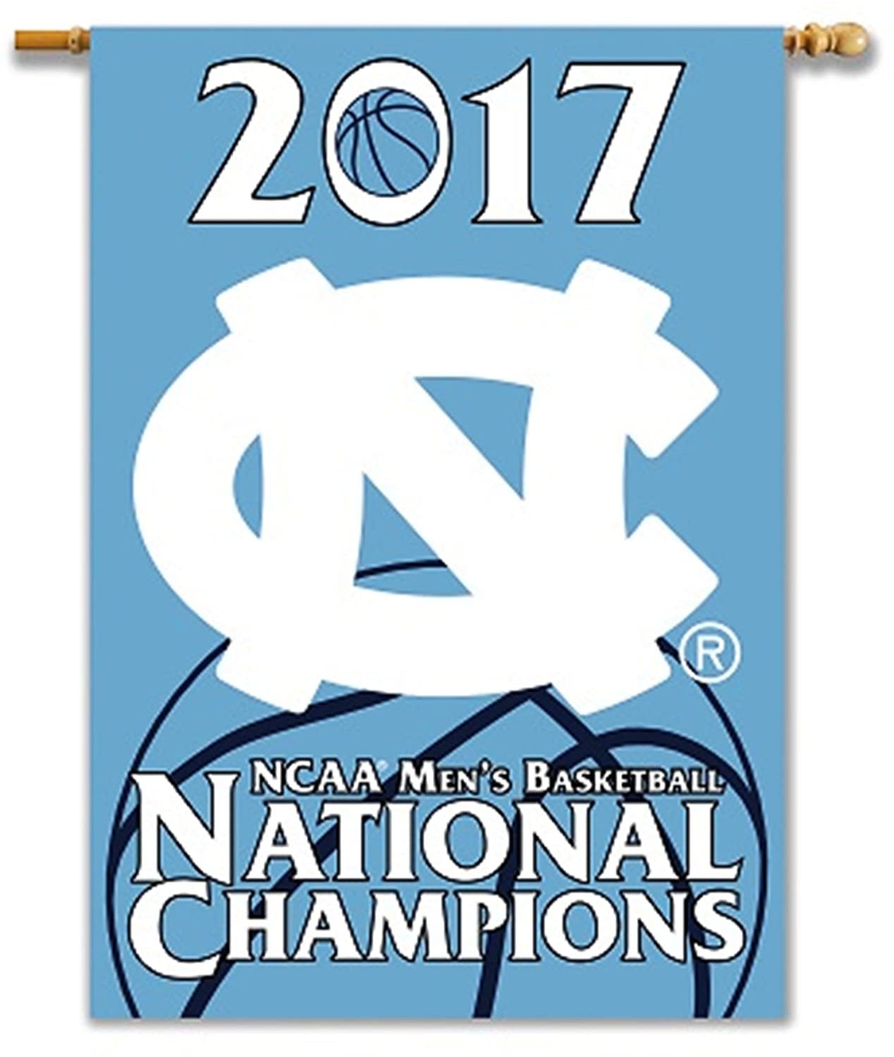 North Carolina Tar Heels 2017 Champions DOUBLE SIDED 28x40 Banner Outdoor House Flag University of