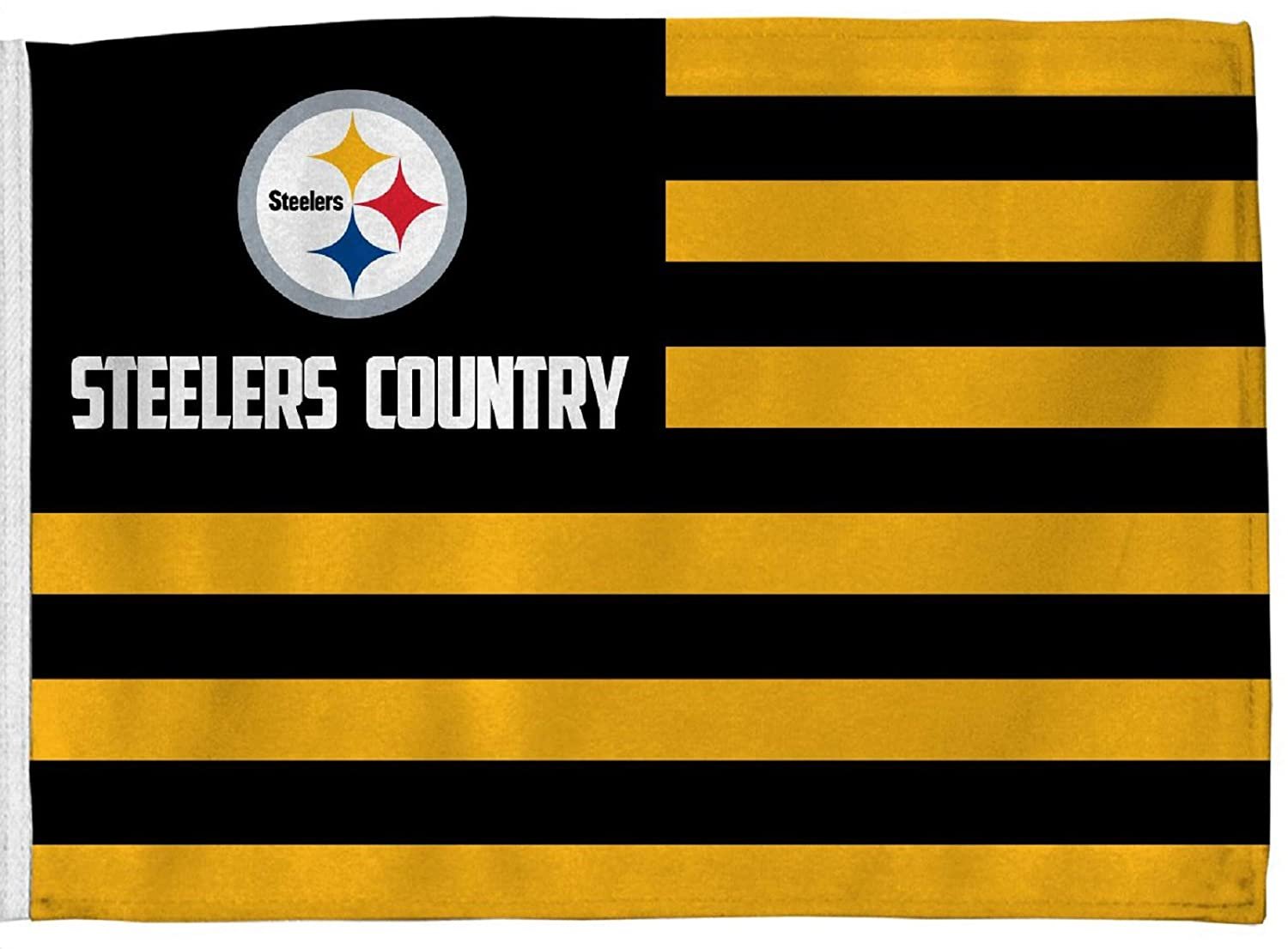 Pittsburgh Steelers Premium 3x5 Feet Flag Banner, Country Design, Metal Grommets, Outdoor Use, Single Sided