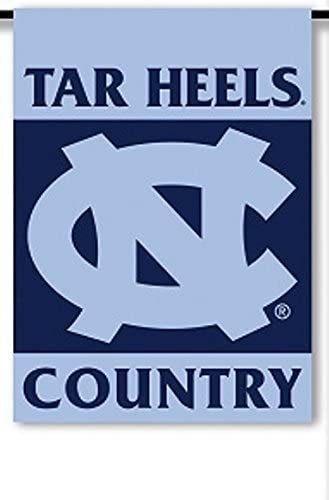 North Carolina Tar Heels COUNTRY 2-sided Garden Window Flag Banner University of