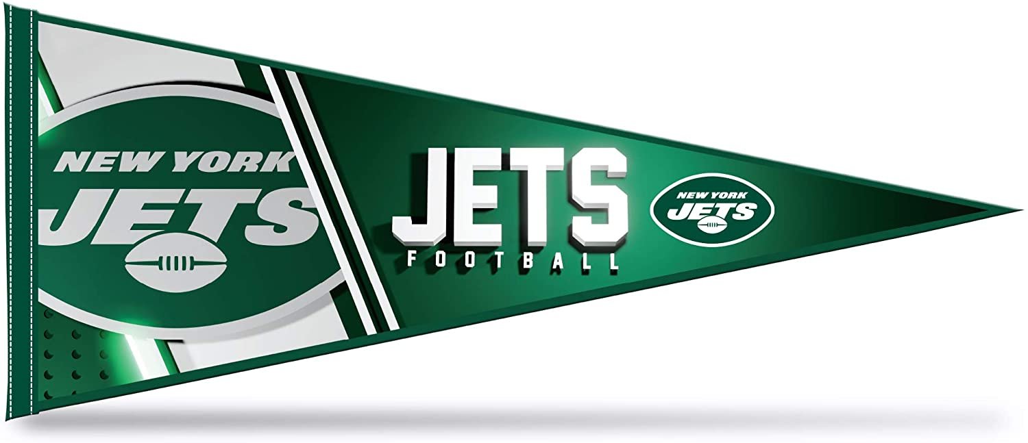 New York Jets Soft Felt Pennant 12x30 Inches