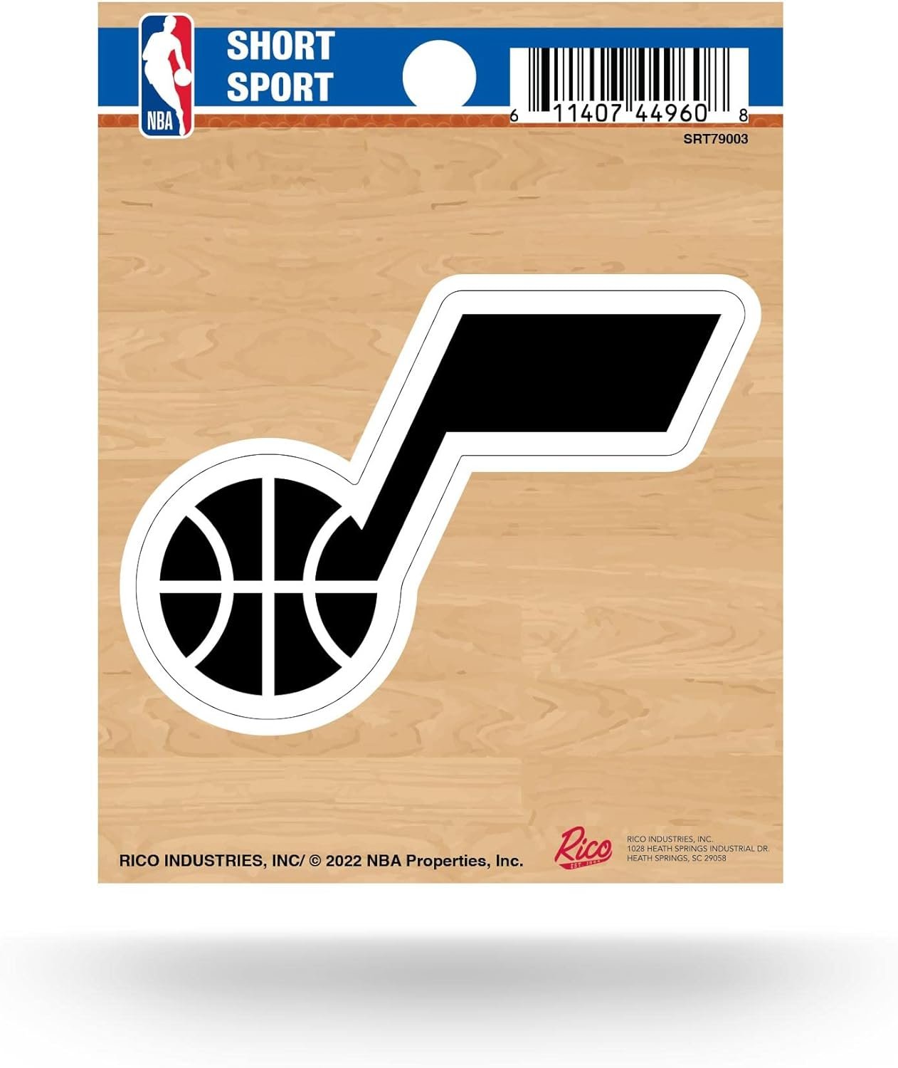Utah Jazz 3 Inch Decal Sticker, Flat Vinyl Die Cut, Full Adhesive Backing