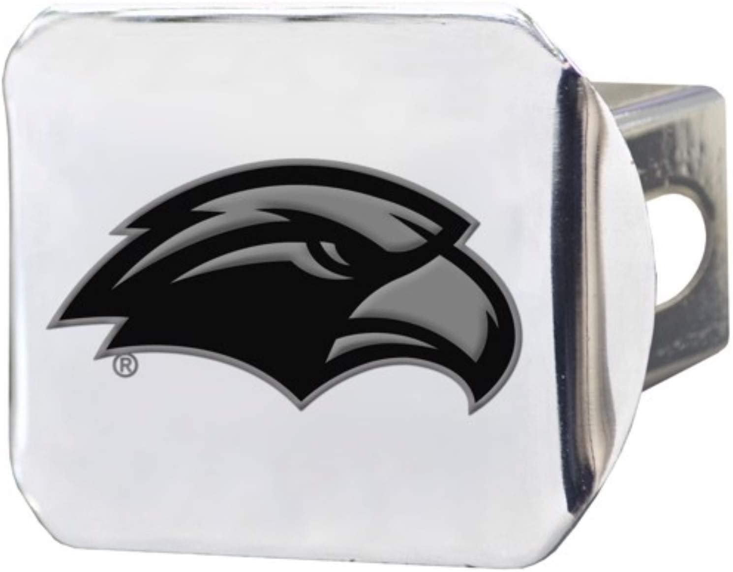 Southern Mississippi Golden Eagles Hitch Cover Solid Metal with Raised Chrome Metal Emblem 2" Square Type III University of