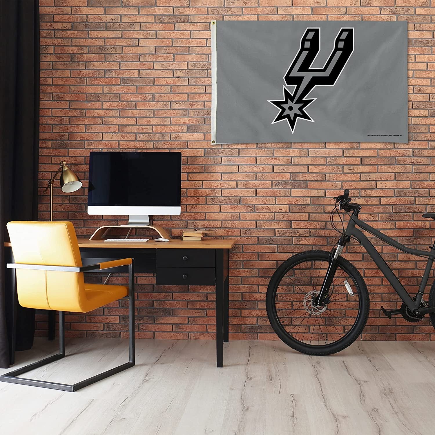 San Antonio Spurs Premium 3x5 Foot Flag Banner, Metal Grommets, Indoor Outdoor, Single Sided