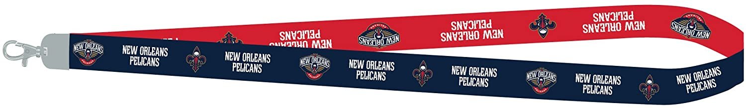 New Orleans Pelicans PSG 2-Tone Premium Lanyard 2-Sided Breakaway Clip Keychain Basketball