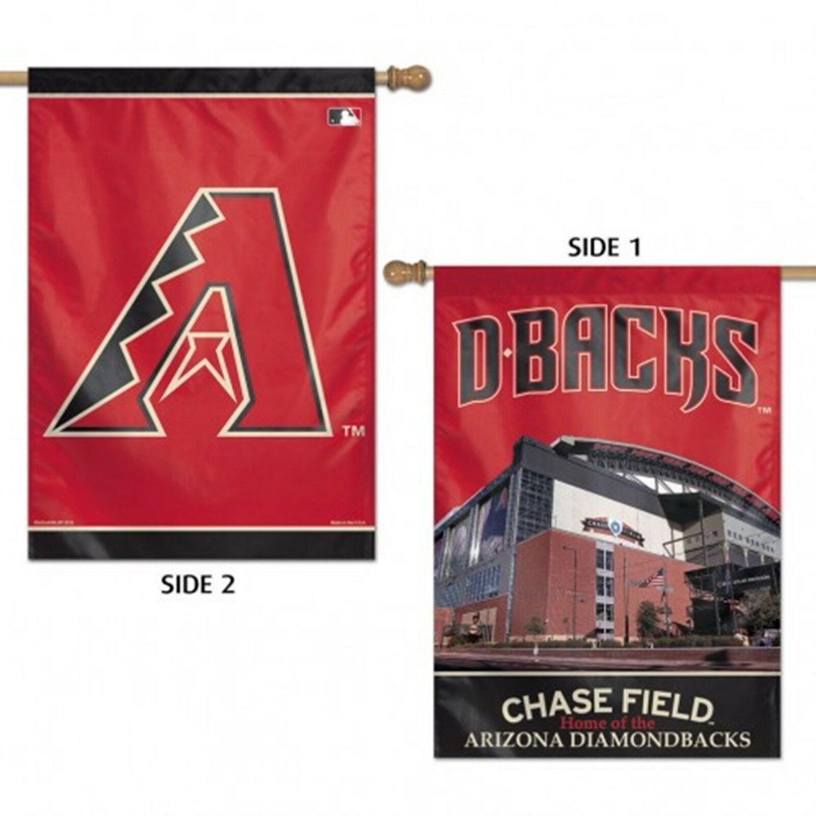 Arizona Diamondbacks WC Premium 2-sided 28x40 Banner Outdoor House Flag Baseball