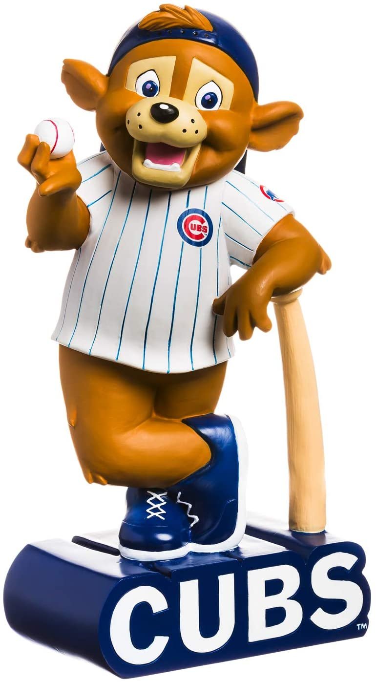 Chicago Cubs 12 Inch Outdoor Garden Statue Mascot Design Polystone Hand Painted