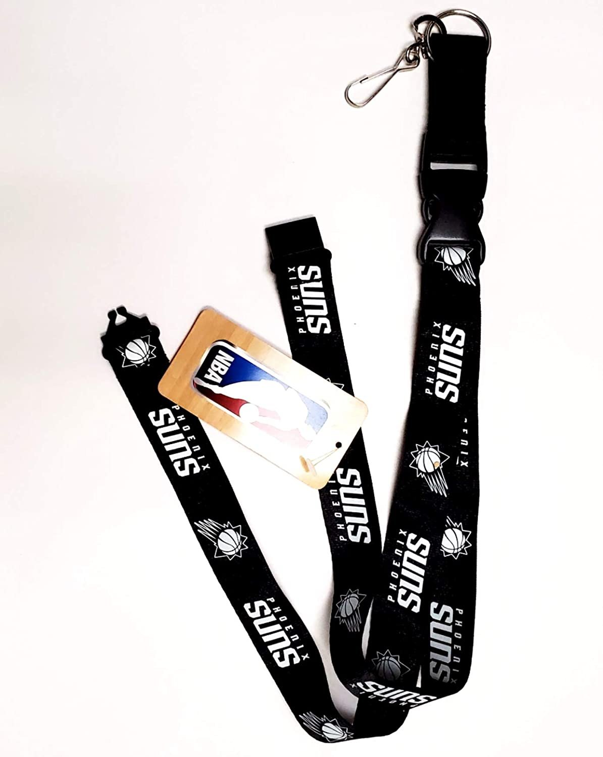 Phoenix Suns Blackout Lanyard Keychain Double Sided Breakaway Safety Design Adult 18 Inch