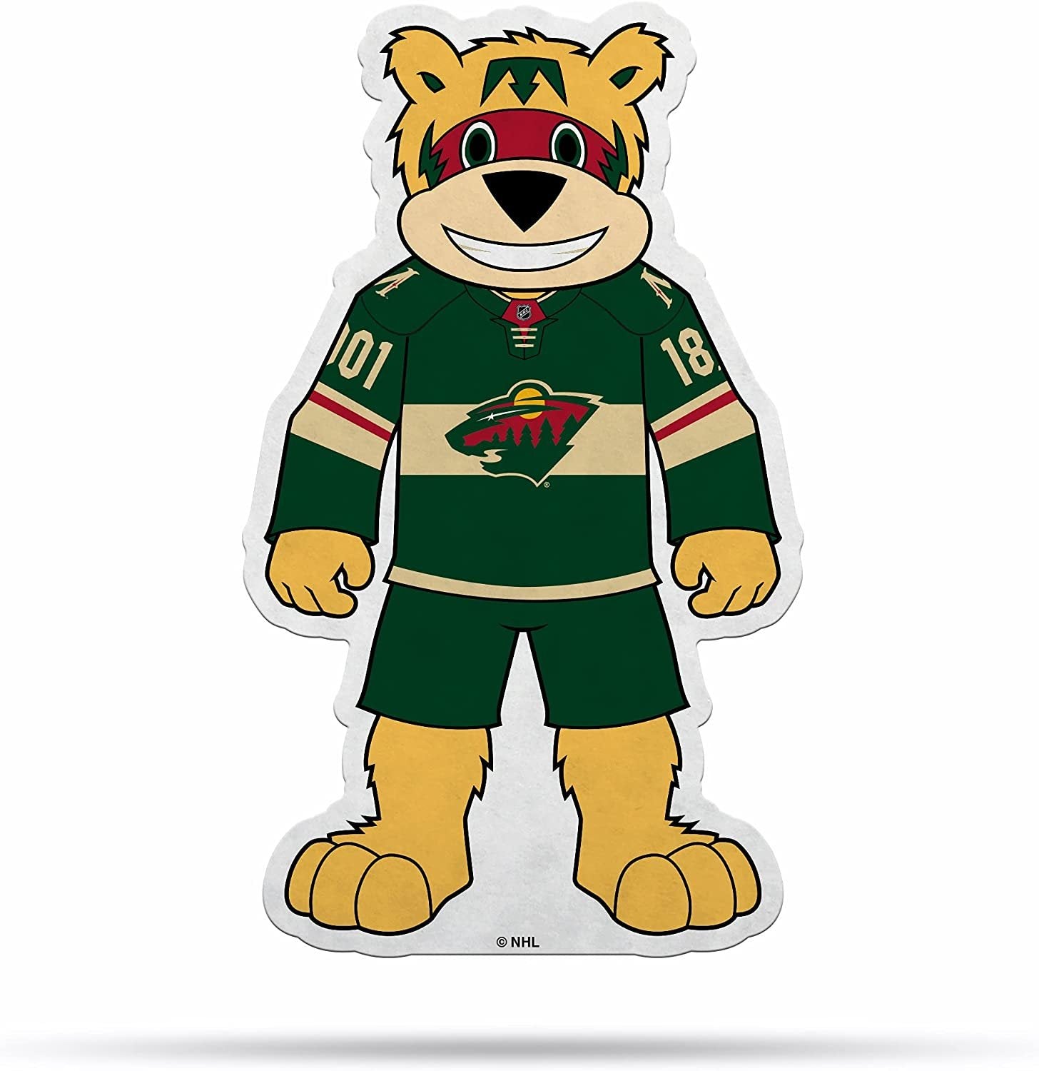 Minnesota Wild MASCOT Design Pennant Soft Felt 18 Inch