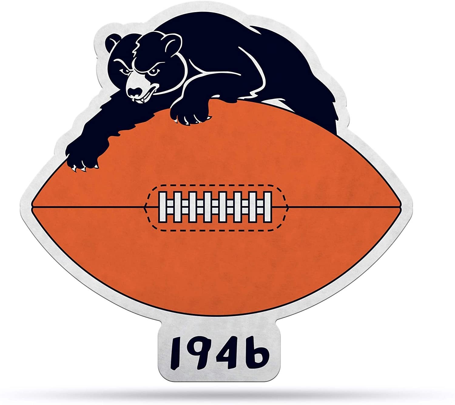 Chicago Bears Pennant Retro Logo 18 Inch Soft Felt