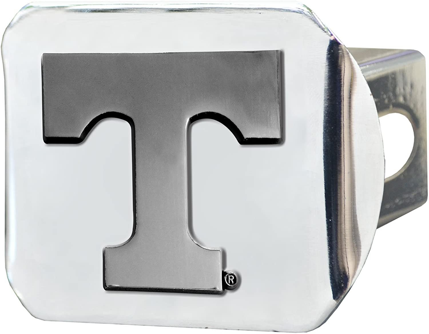 Tennessee Volunteers Hitch Cover Solid Metal with Raised Chrome Metal Emblem 2" Square Type III University of