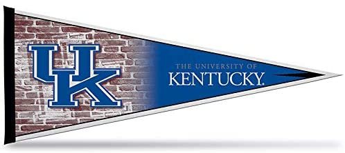 University of Kentucky Wildcats Soft Felt Pennant, Campus Design, 12x30 Inch, Easy To Hang