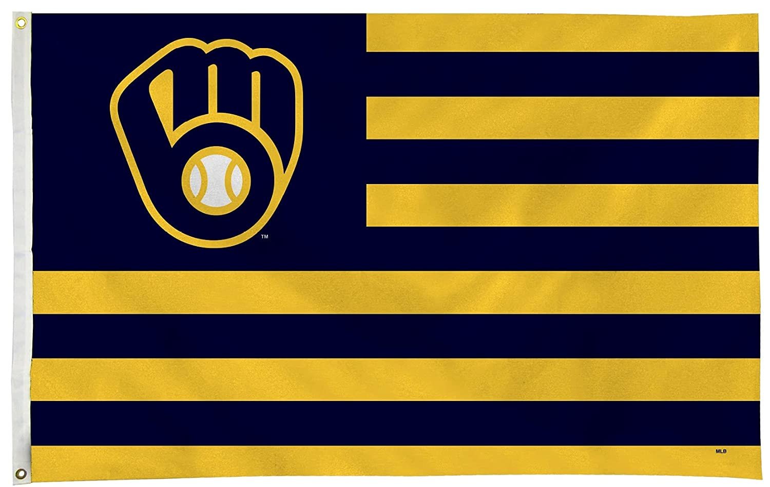 Milwaukee Brewers Flag Banner Country Design 3x5 Premium with Metal Grommets Outdoor House