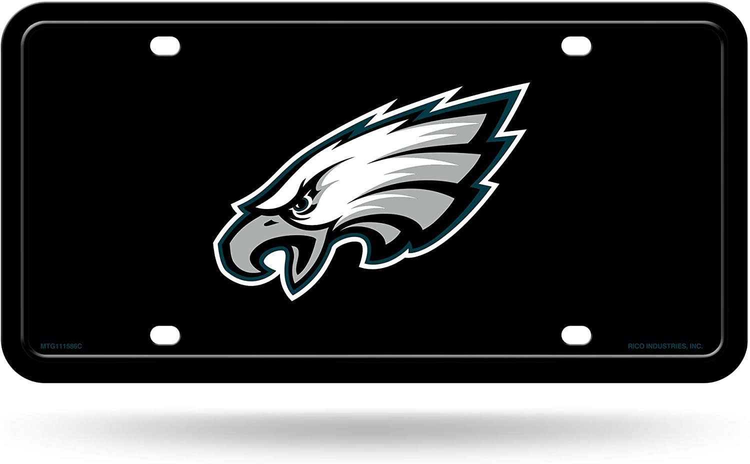 Philadelphia Eagles Metal Auto Tag License Plate, Alternate Design, 6x12 Inch