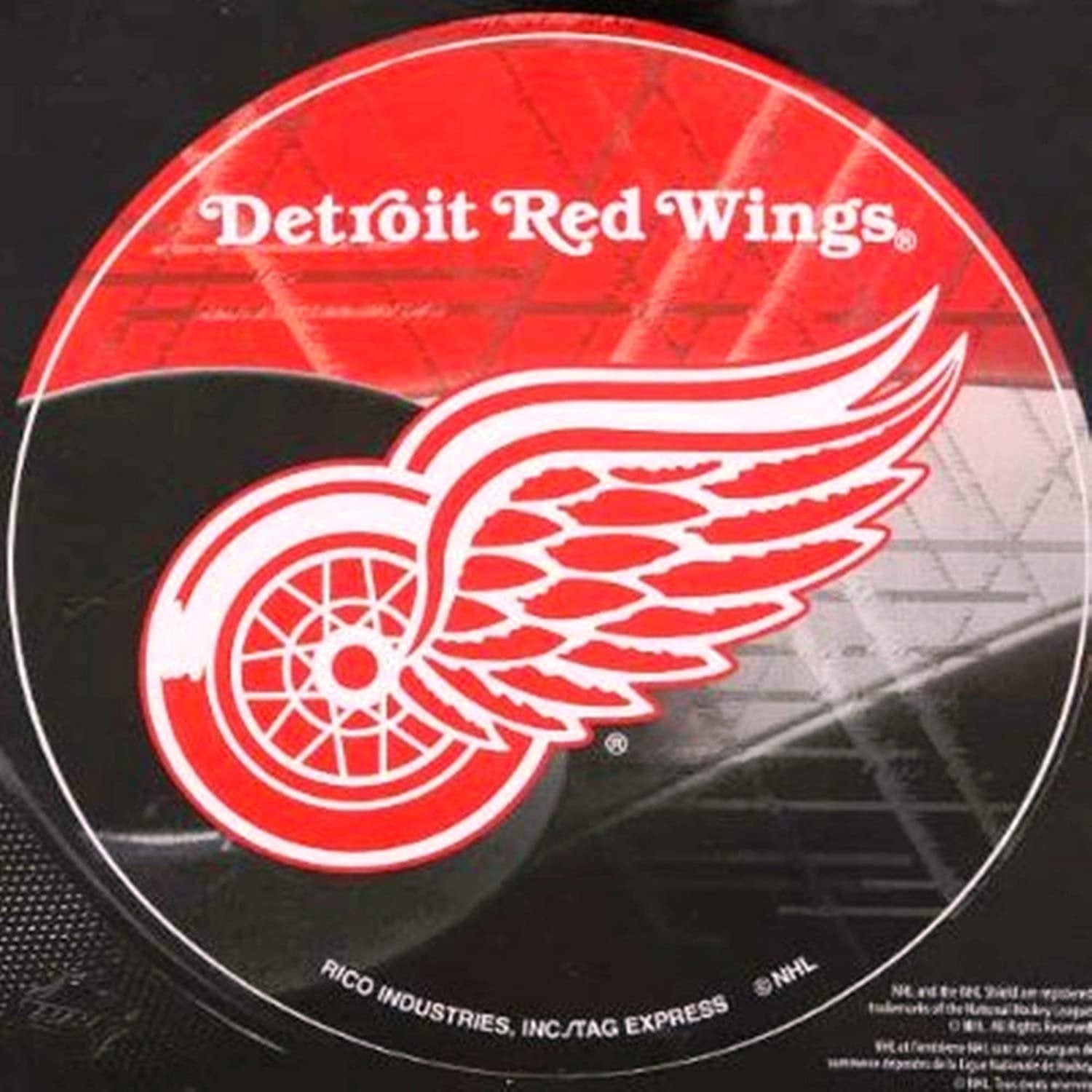 Detroit Red Wings Decal 4" Round Vinyl Auto Home Window Bumper Sticker Hockey