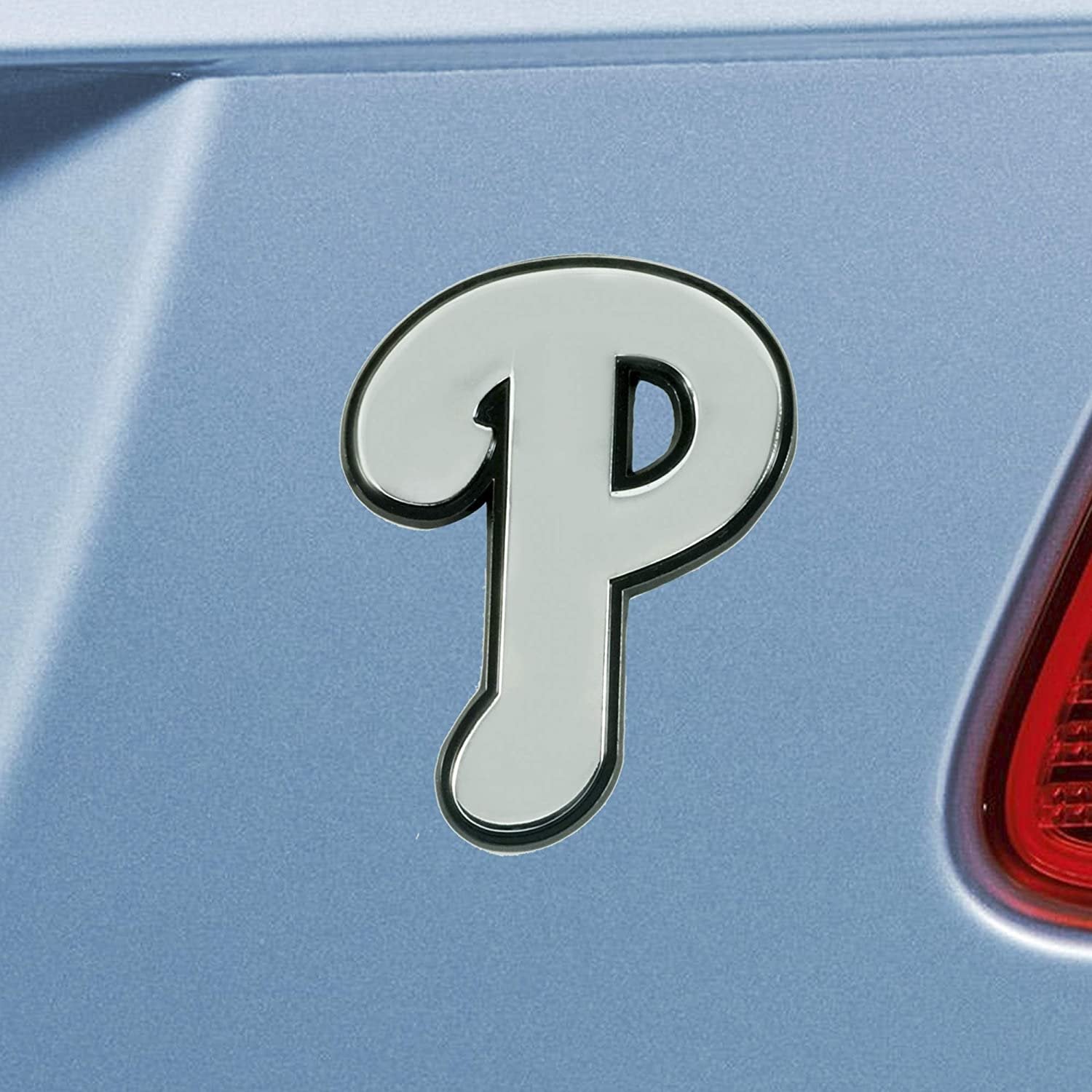 Philadelphia Phillies Solid Metal Raised Auto Emblem Decal Adhesive Backing