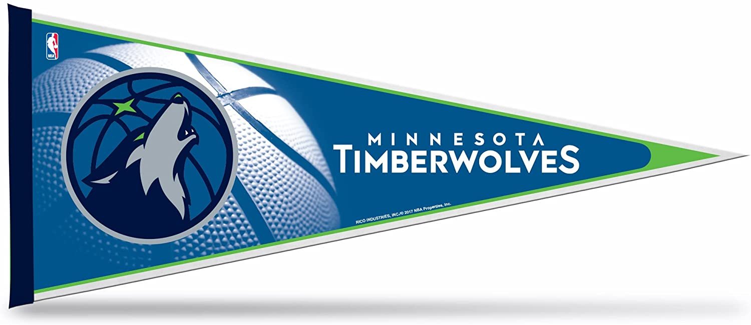 Minnesota Timberwolves Felt Pennant 12x30 Basketball