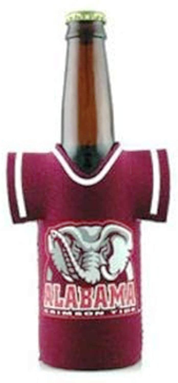 Alabama Crimson Tide 2-Pack Mascot Jersey Design Bottle Neoprene Beverage Insulator Holder University of