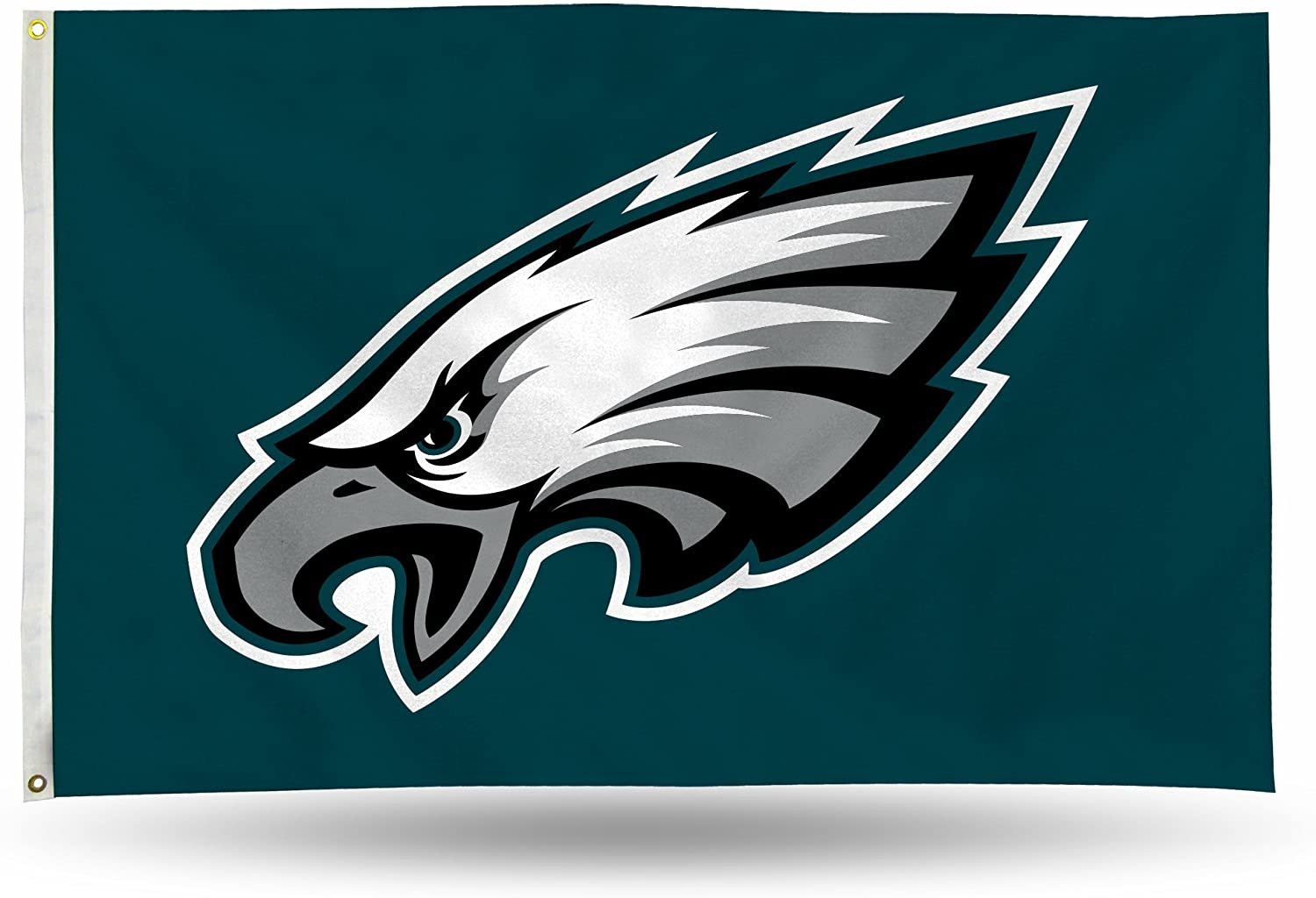 Philadelphia Eagles Premium 3x5 Feet Flag Banner, Logo Design, Metal Grommets, Outdoor Use, Single Sided