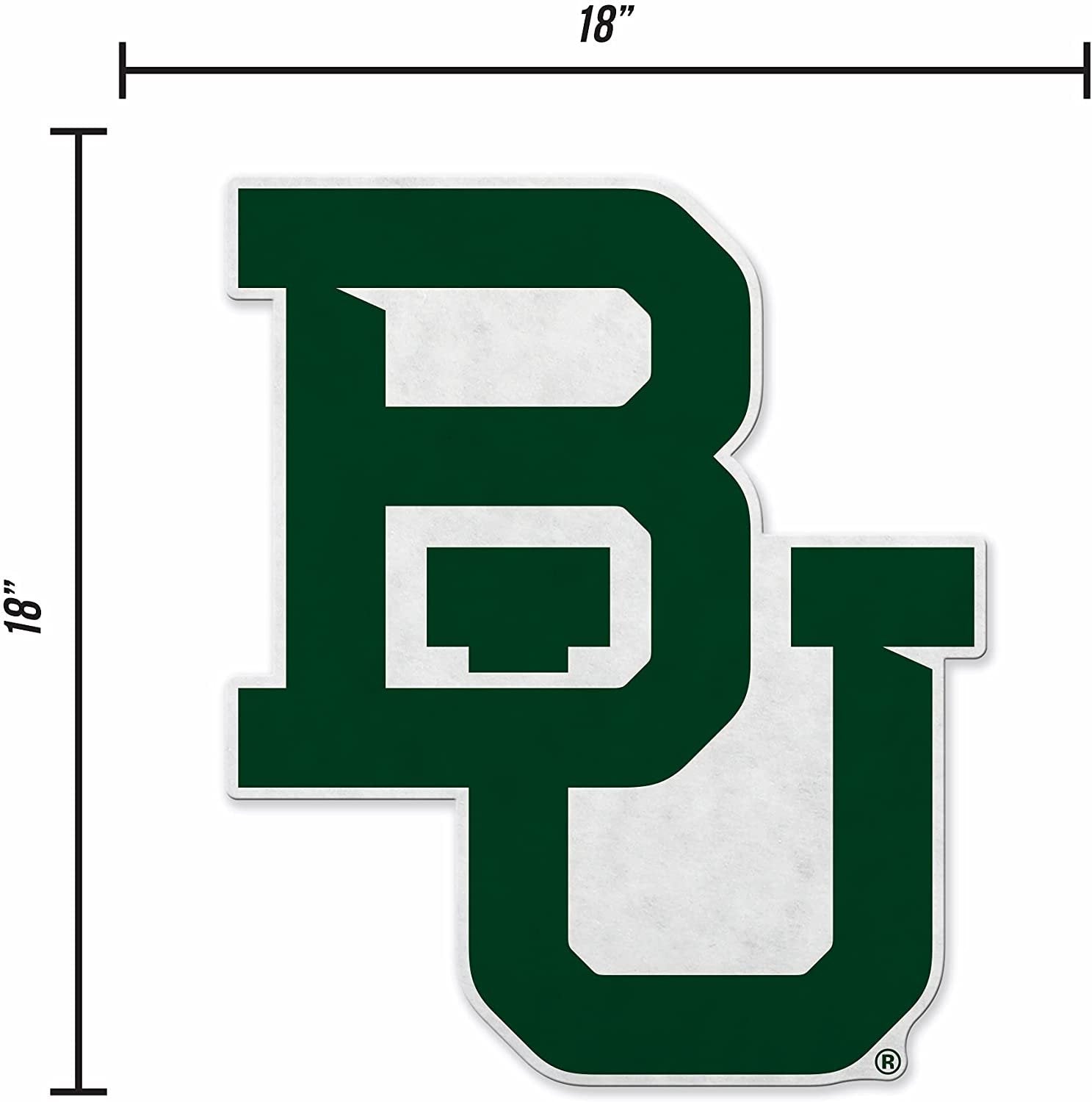 Rico Industries NCAA Baylor Bears Primary Logo Shape Cut Pennant
